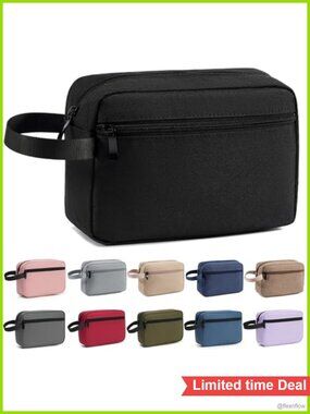 Travel Toiletry Bag Hanging Cosmetic Organizer Water Resistant Oxford